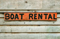 Boat,Rental,Sign