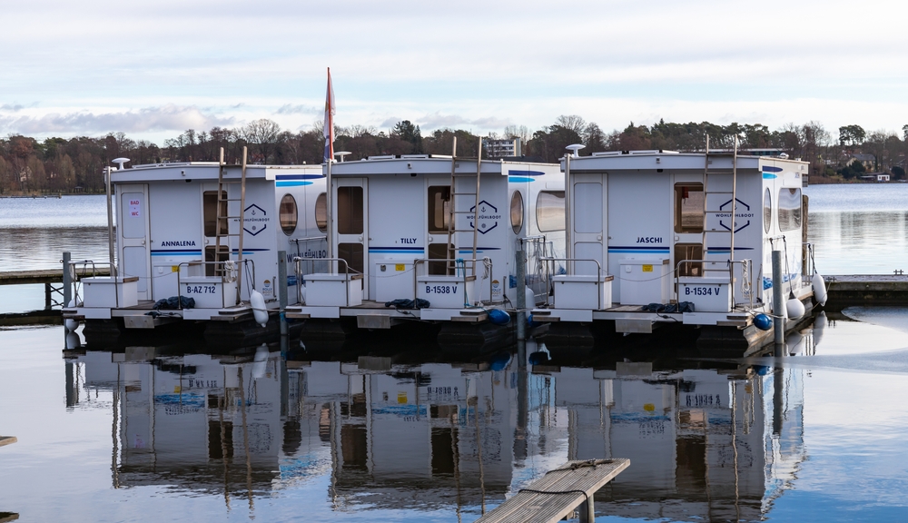 Bad,Saarow,,Brandenburg,,Germany,-,January,22,,2022,,Houseboats,For