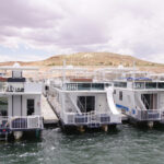 Pier,For,Houseboats,In,Lake,Powell,,Usa